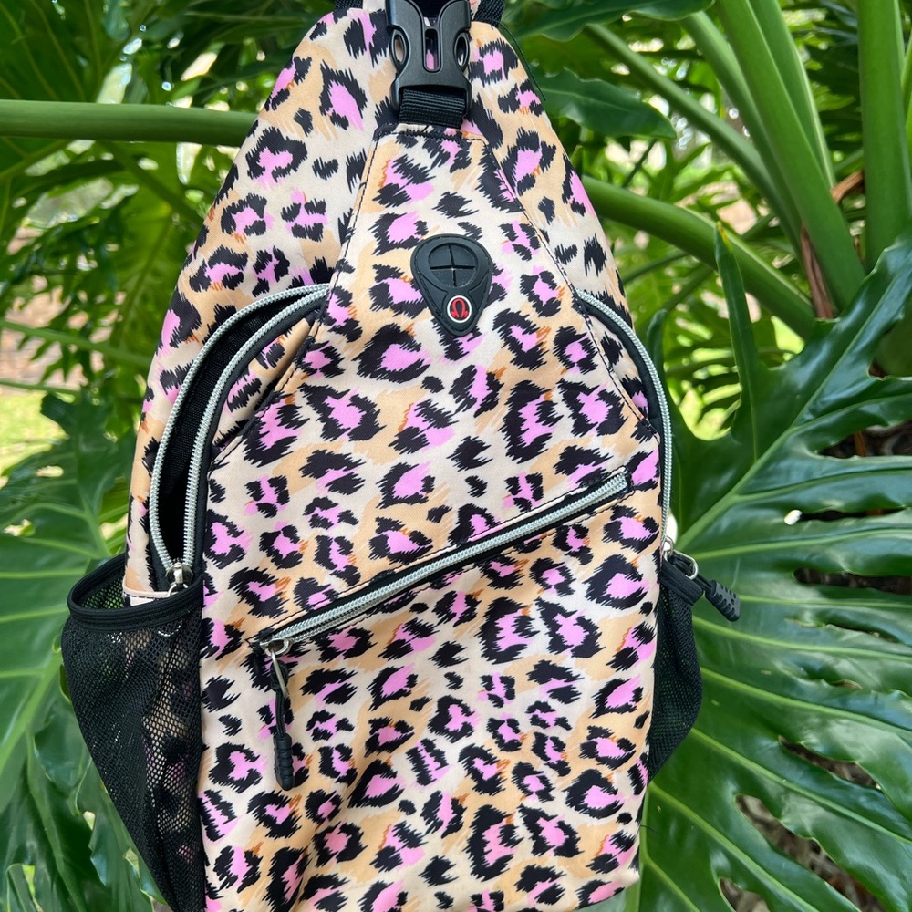 Leopard Print Sling Bag